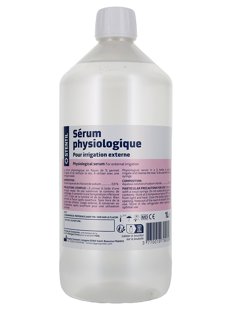 Stentil Sérum Physiologique pour Irrigation Externe 1 L